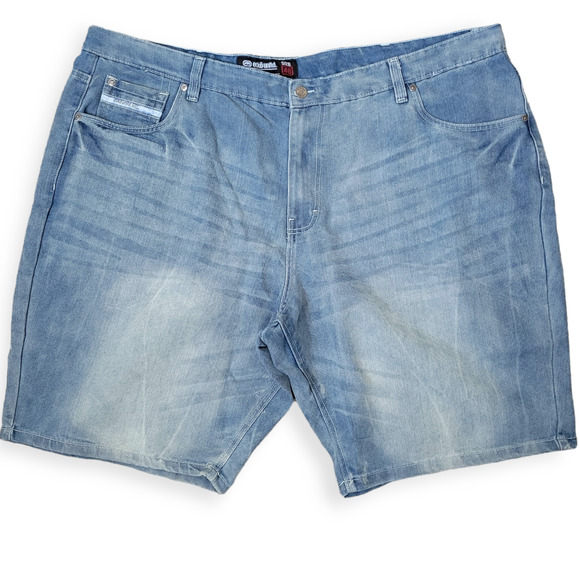 Ecko Unlimited Other - Ecko Unlimited Light Wash Whiskered Denim Shorts Men Sz 48